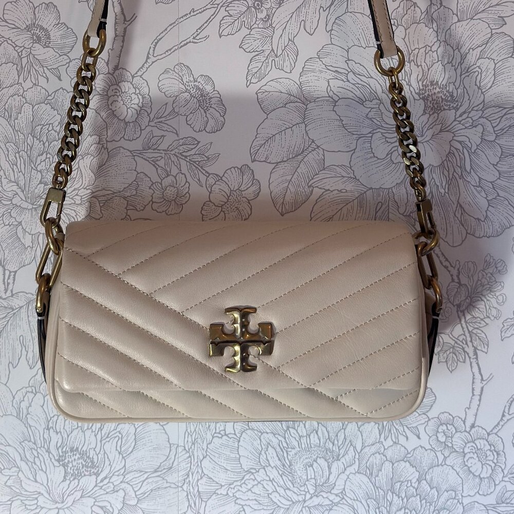 Tory Burch Kira Chevron Crossbody | Women’s | Cream | OS - Picture 5 of 6